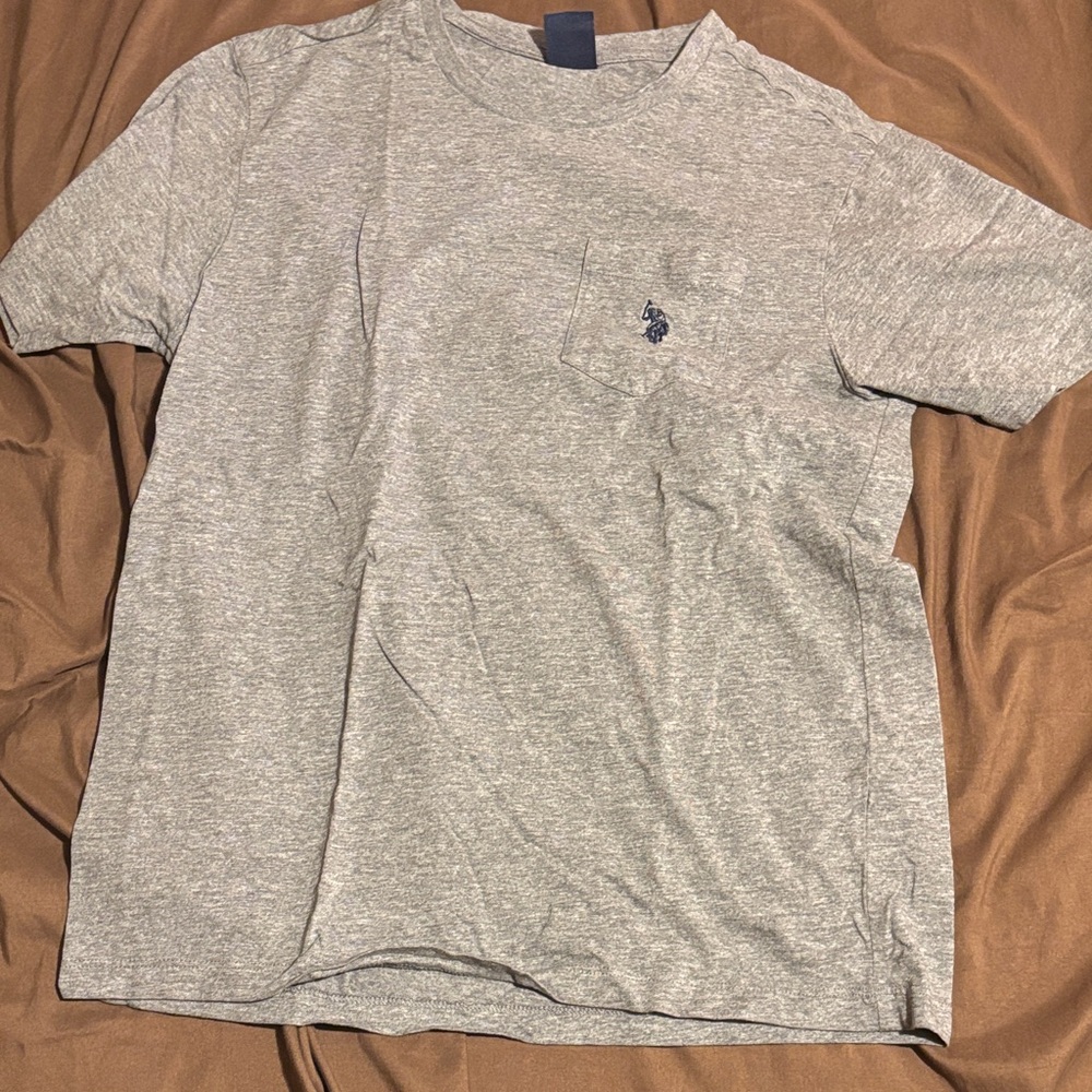 U.S. Polo Assn. Gray Short Sleeve Tee